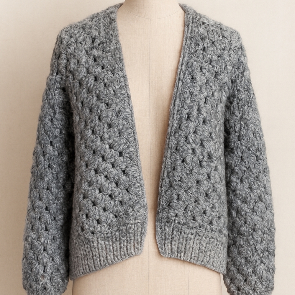 Handmade Gray Women's Sweater